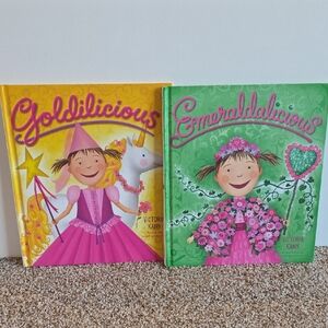 Goldilicious and Emeraldalicious By Victoria Kann Hardcover Books